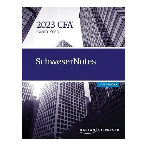2023 CFA Kaplan Schweser Notes Level 1 PDF